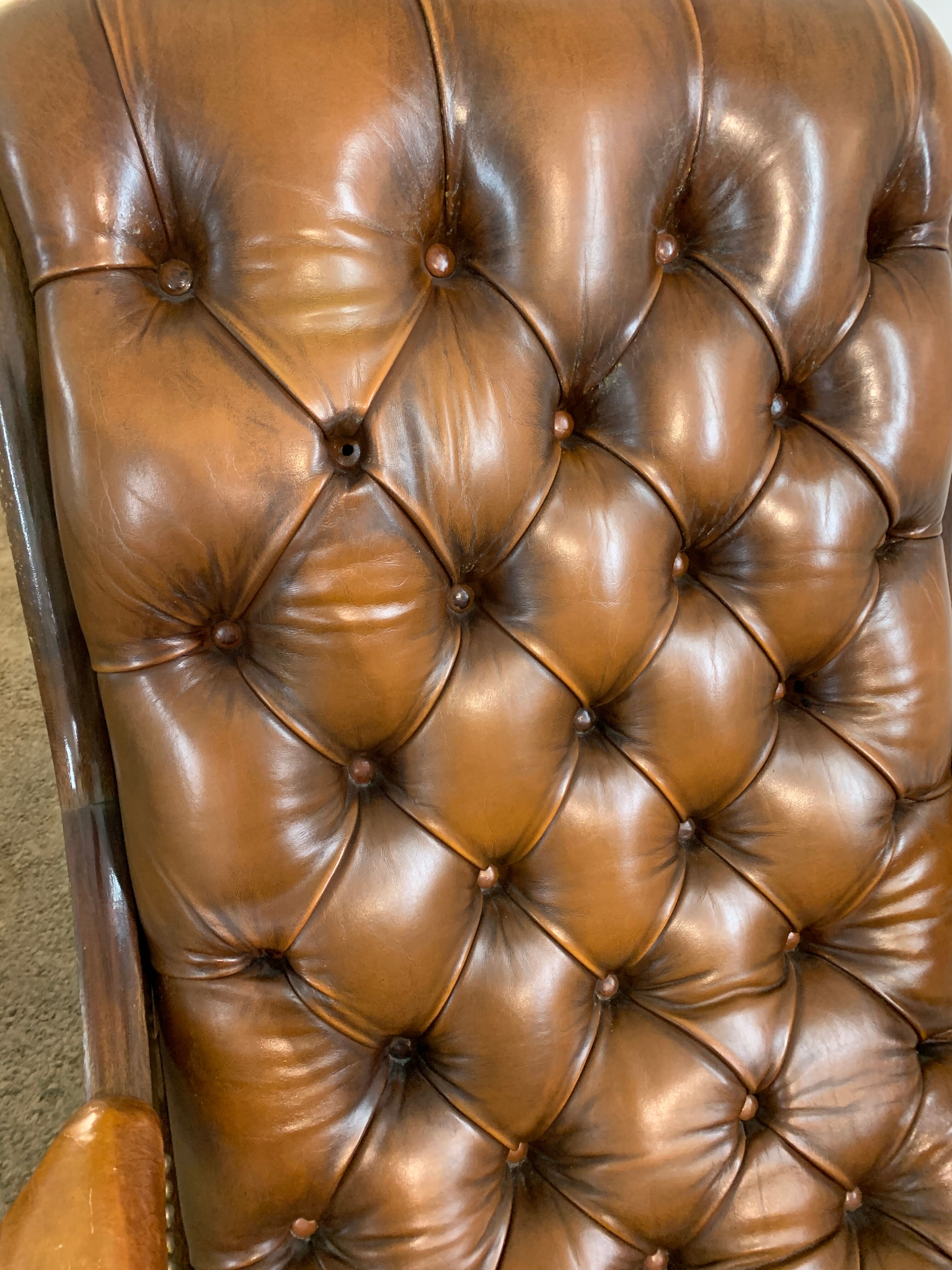 Rocking chair style chesterfield