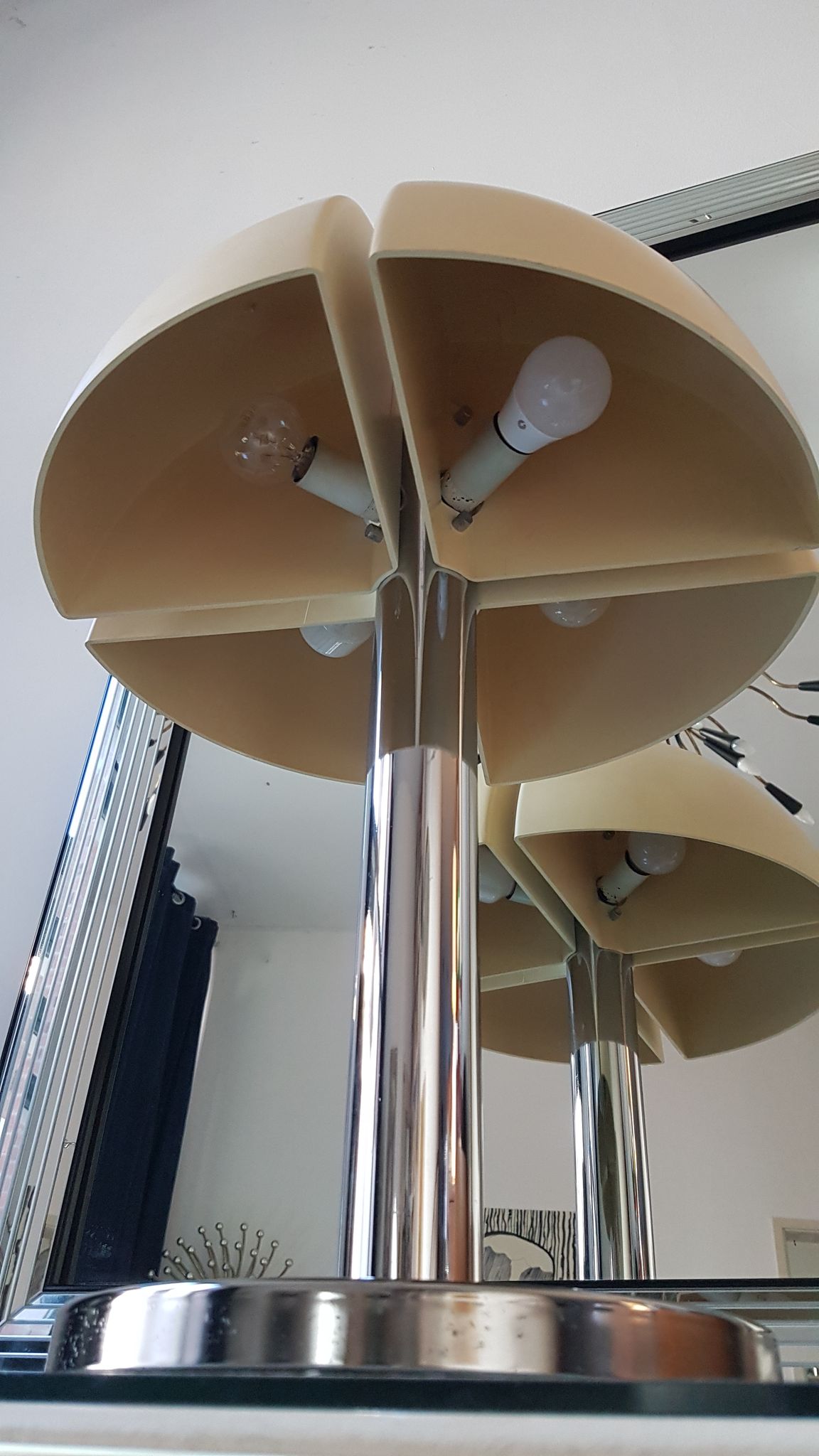 Lampe de bureau aux champignons Raak 'Octavo' Space Age, années 1970