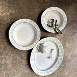 Large round hollow Christian Dior dish in Italian earthenware