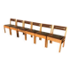 6 chaise bois et skaï