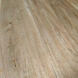 Rustic farmhouse table in solid oak with antique patina finish 200 x 90