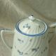Twisted porcelain sugar bowl decoration blueberry barbel