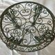 Wrought iron table in country style