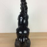 Lampe cheval cabré et flamme