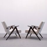 Model B 310 Var armchair in ivory boucle 1960
