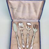 Silverplated serving set