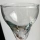 Set of 5 glass glasses molded very old early nineteenth century