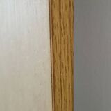 Scandinavian vintage wooden mirror