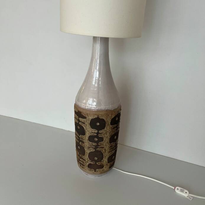 Antique ceramic lamp