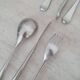 Service for 18 covers Guy Degrenne Cobra collection / Forks and spoons