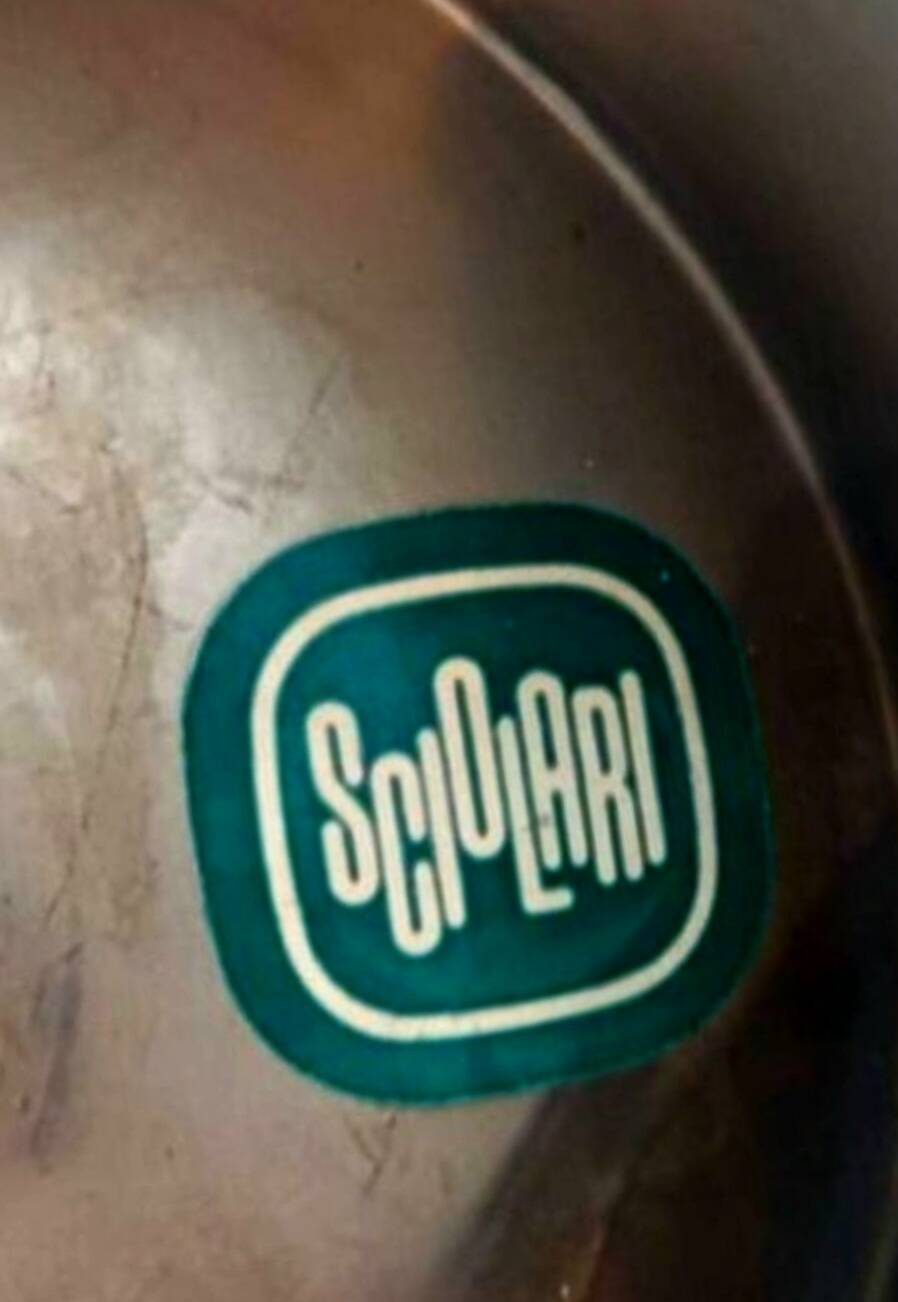 6-light chandelier  Sciolari, chrome and smoked glass