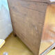 19th century Georgian style commode in end-grain wood marquetry.