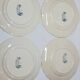 8 Grandes Assiettes Plates Vintage Sarreguemines Flandre Et Surrey Décor Bl