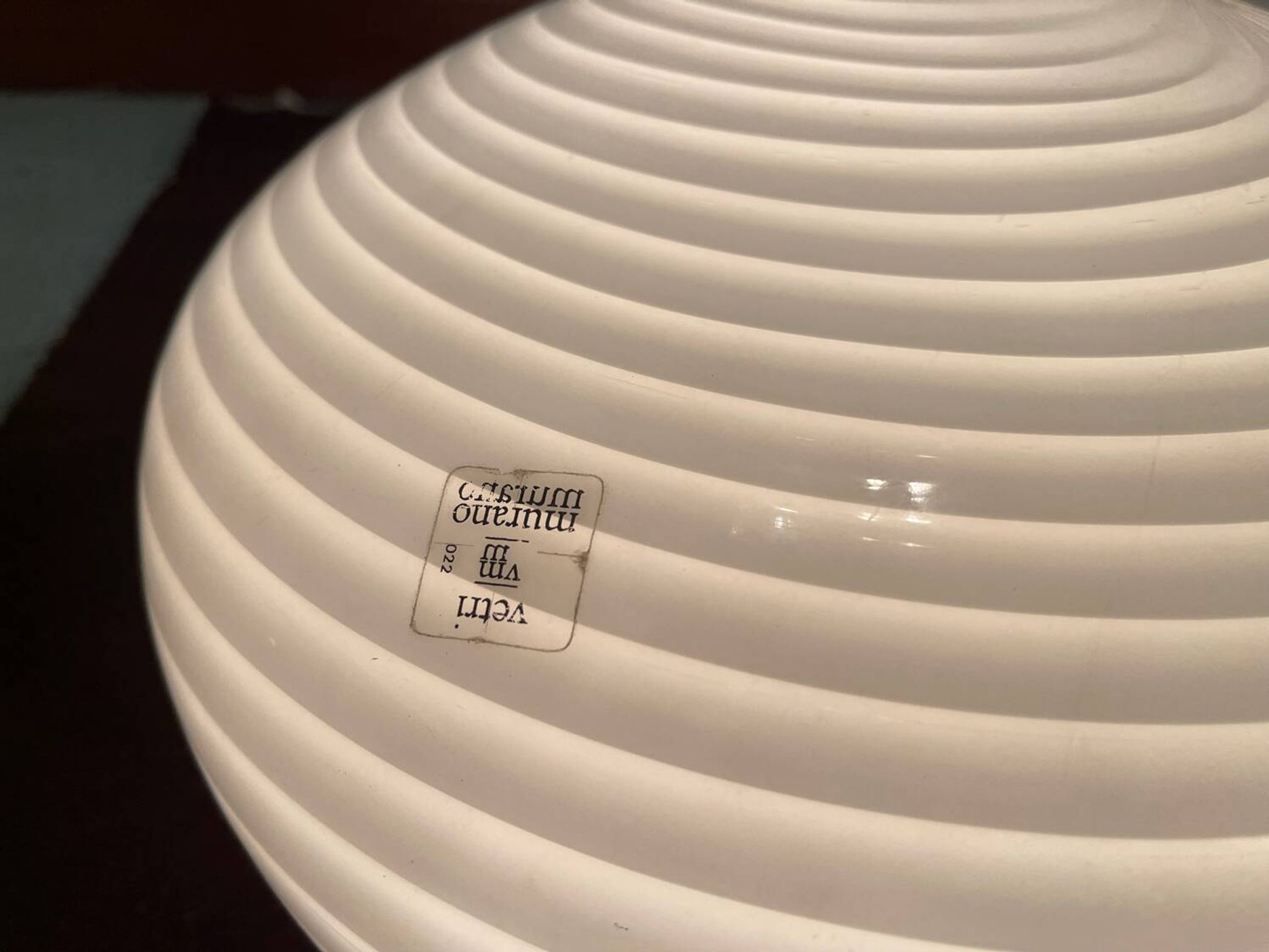 Plafonniers en verre de Murano, ensemble de 2