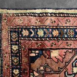 Vintage Hand-Woven Oriental Middle Eastern Zanjan Hamadan Rug, 1960s