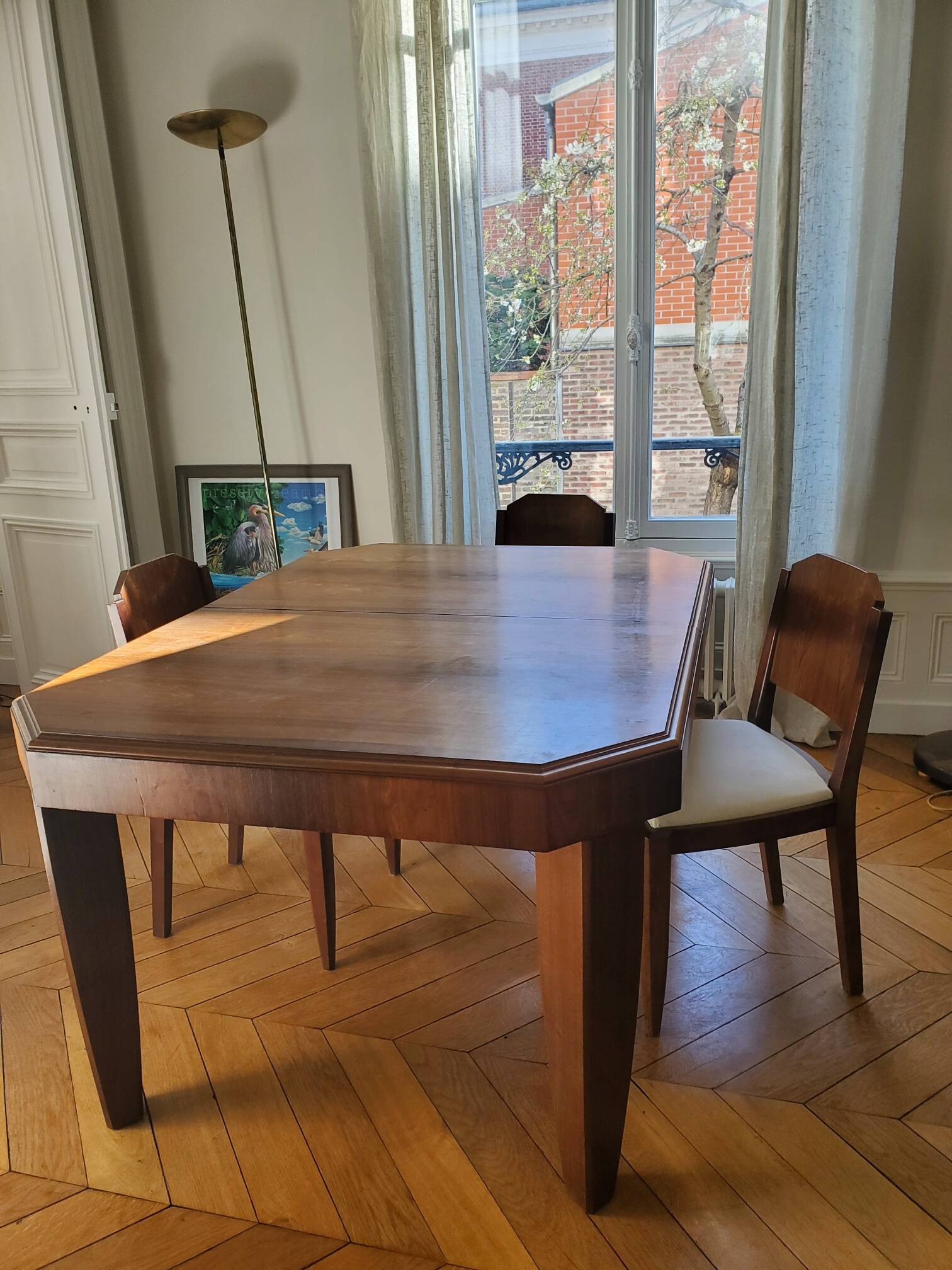 Art deco dining table