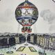 Decorative Plate Series "The Travels" in Limited Edition from Longwy France