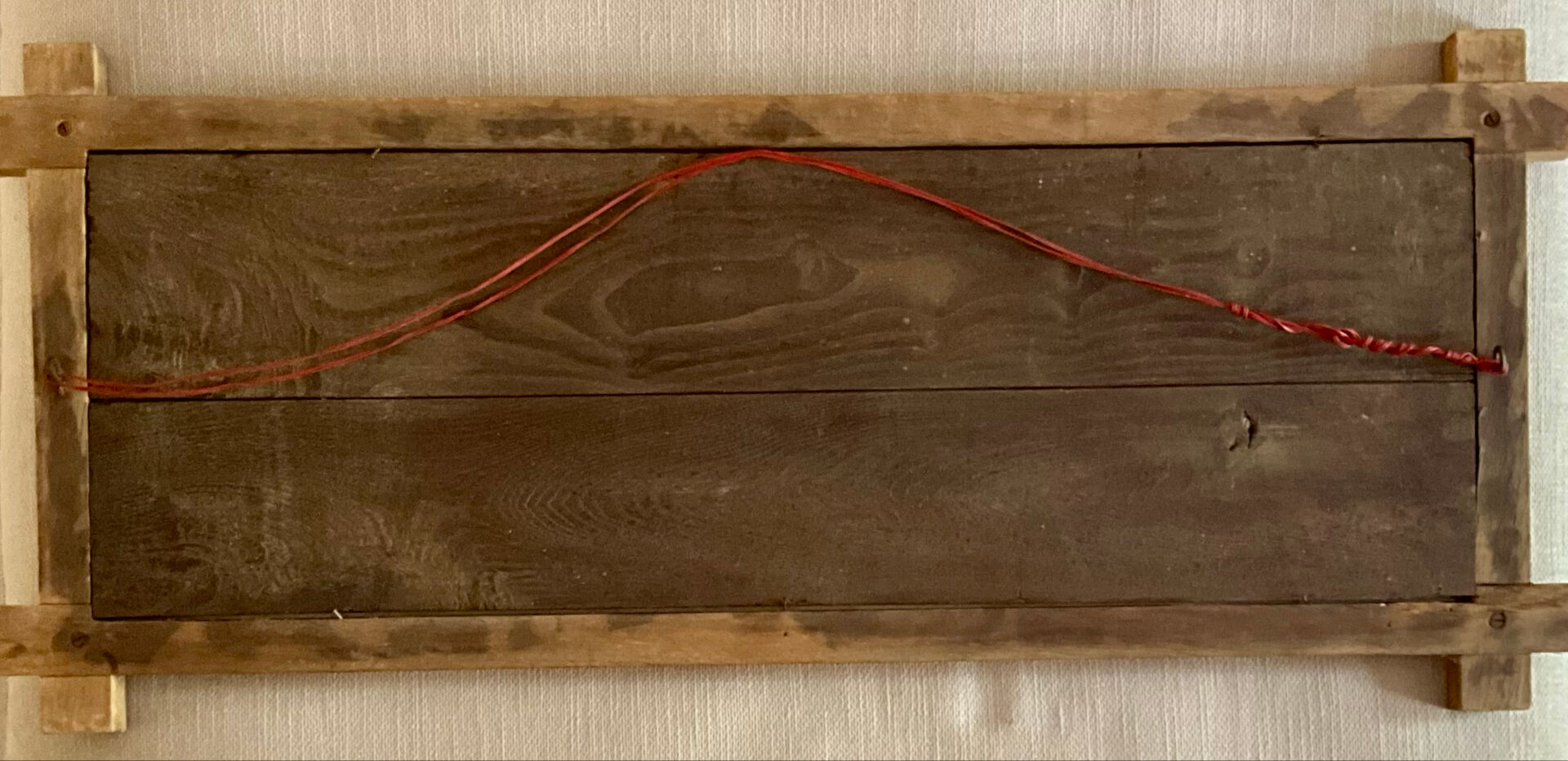 Large old print by Orens Denizard in its oak frame.