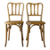 2 caned bistro chairs, Horgen Glarus, Switzerland around 1925