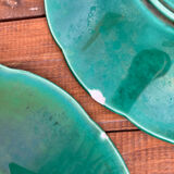 3 slushie dessert plates