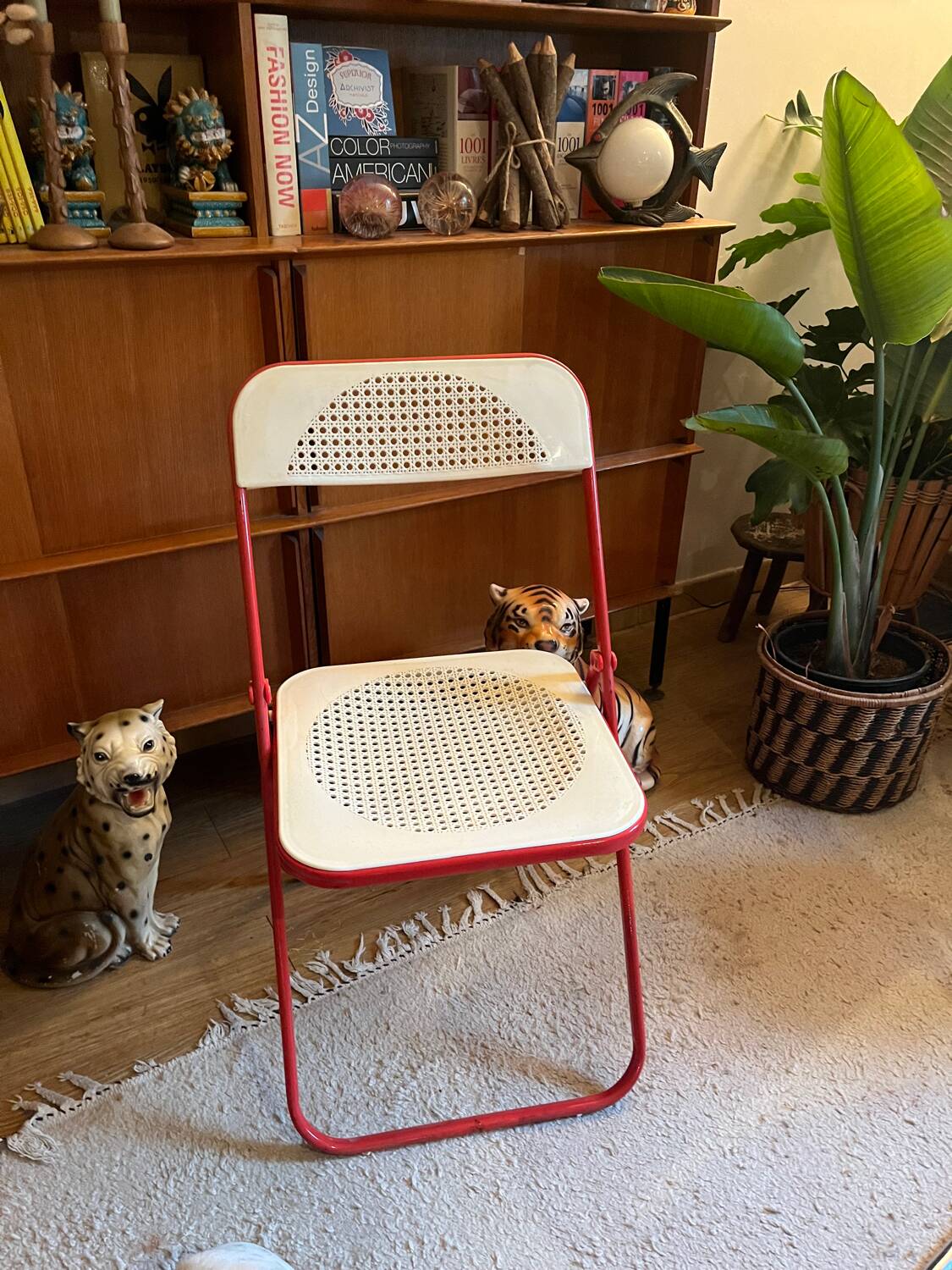 Vintage Italian folding chair