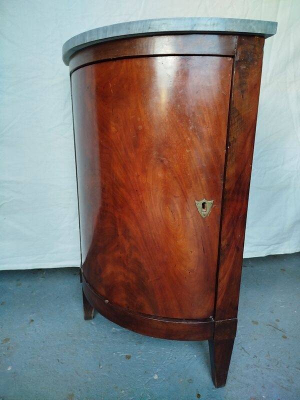 Louis XVI antique corner cabinet