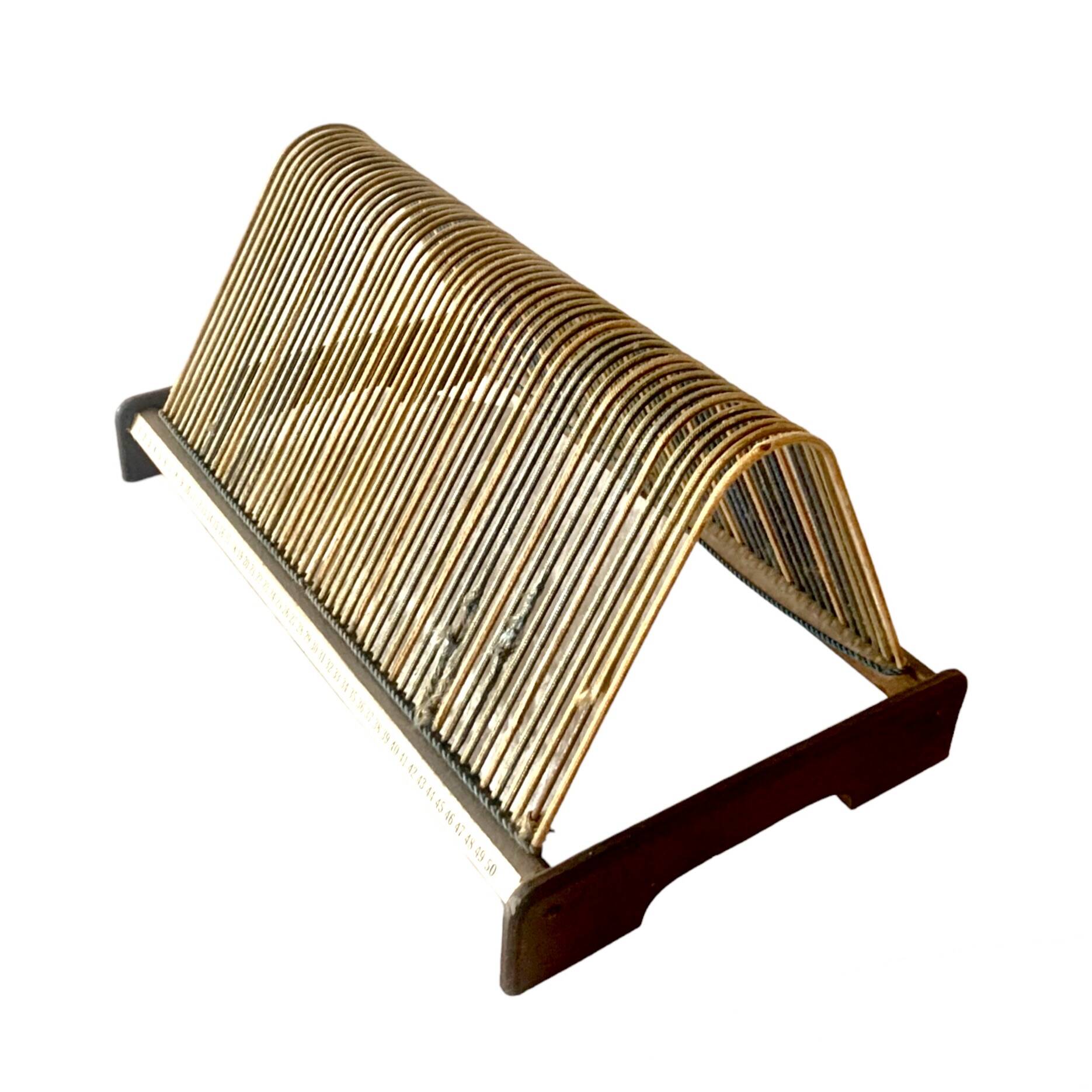 Vintage record holder for 50 vinyls - 1960s