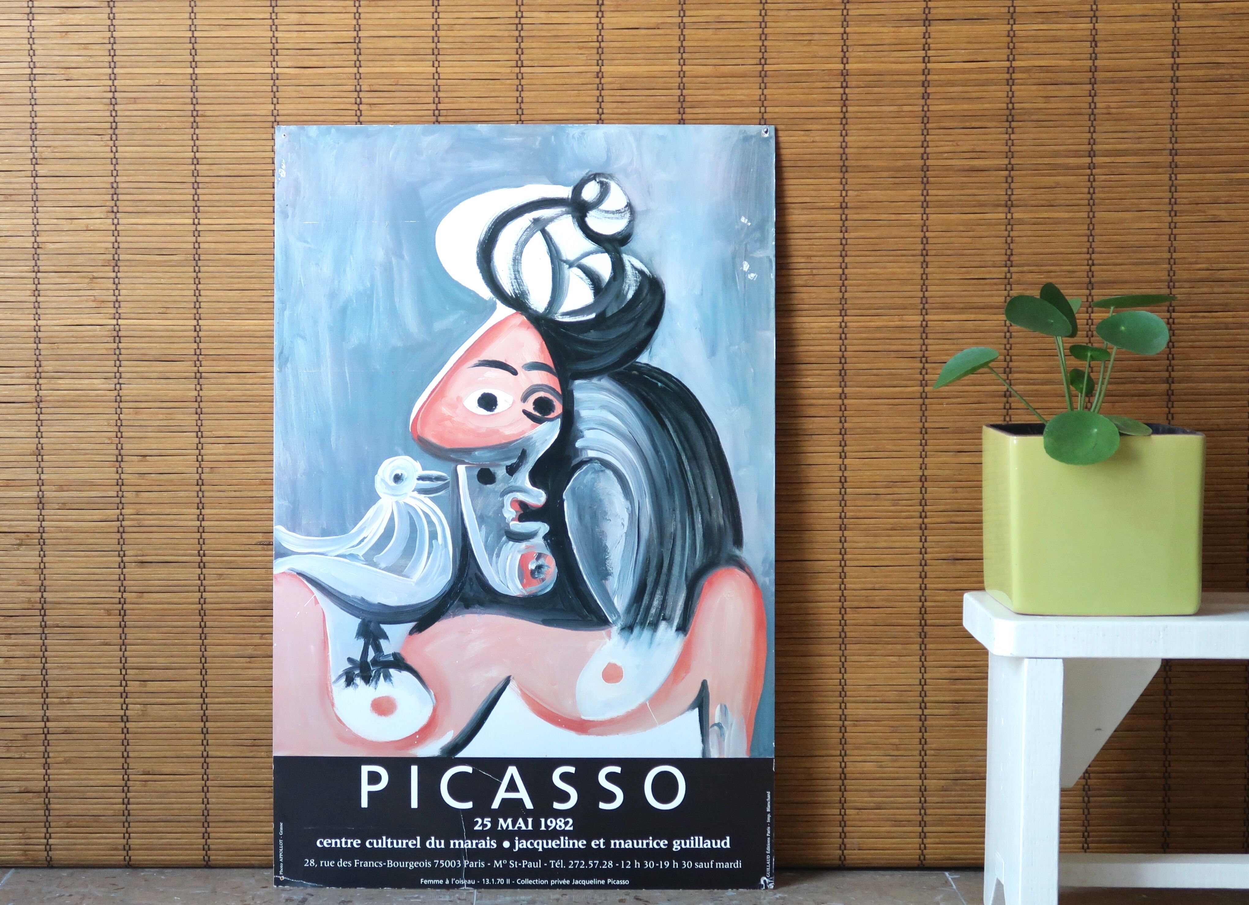 Hardcover poster: Picasso, Centre culturel du Marais, 80s