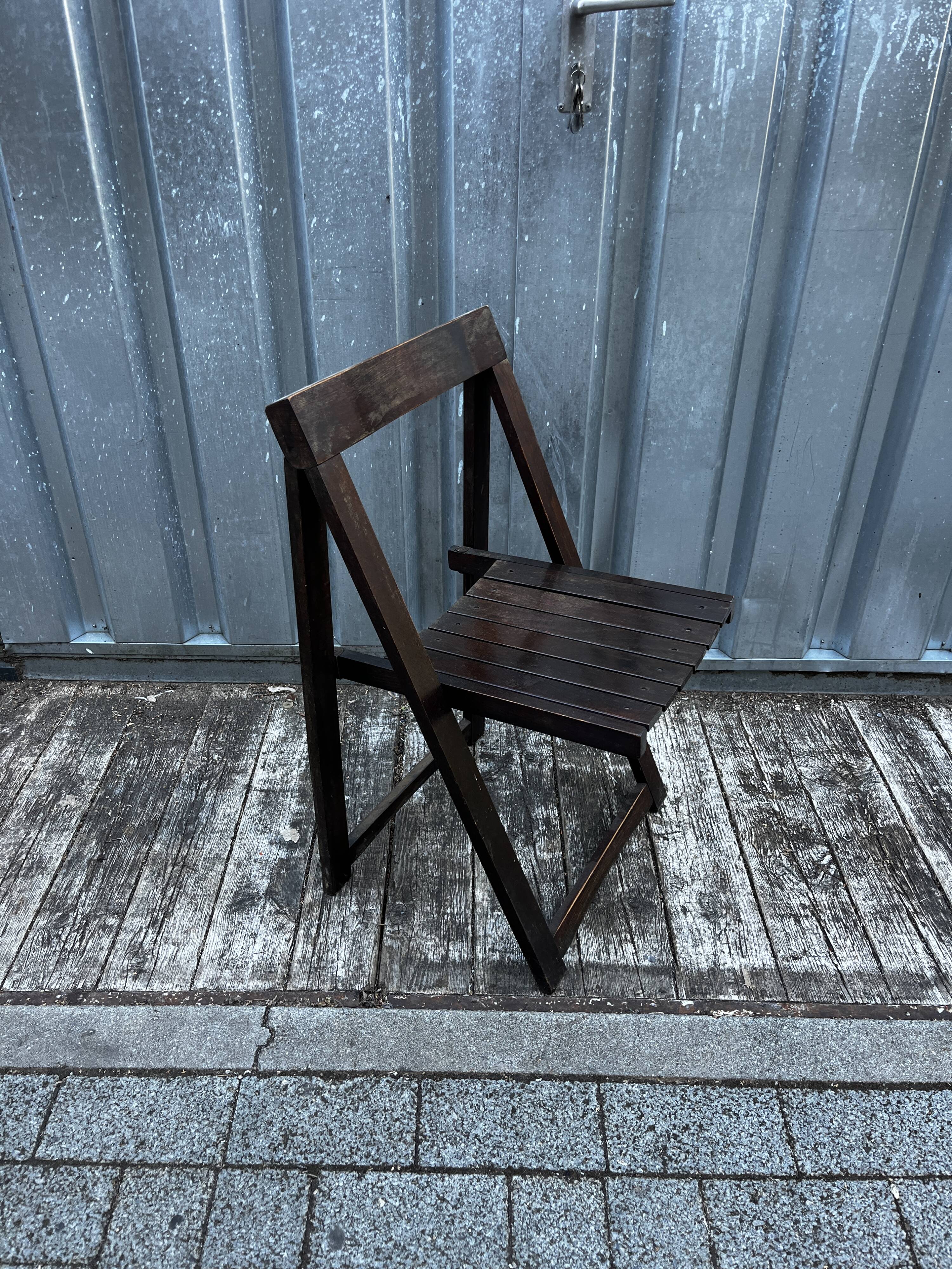 Chaise pliante Trieste par Aldo Jacober et Pierangela D’Aniello, 1963