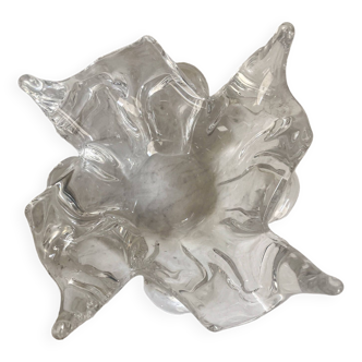 Sun-shaped glass ashtray