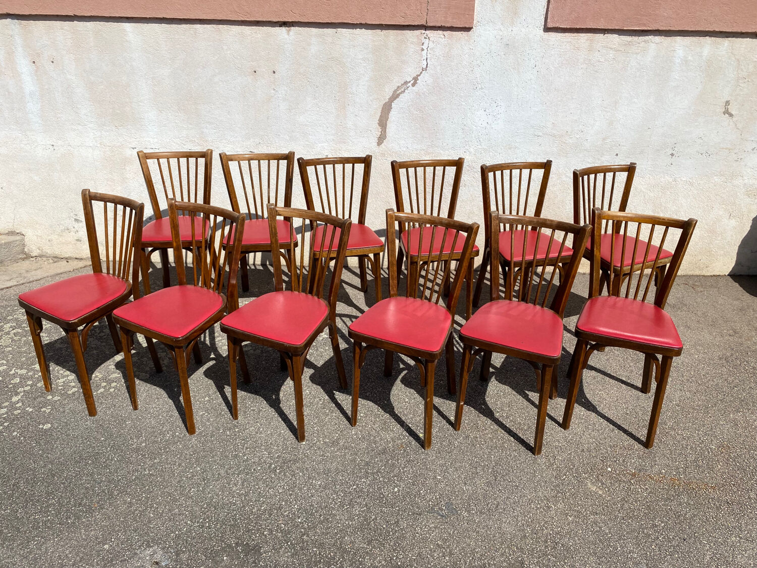 Set of 12 chairs baumann 153