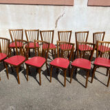 Set of 12 chairs baumann 153