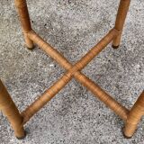 Vintage wicker plant stand