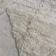 tapis Blanc Marocain  shaggy en laine