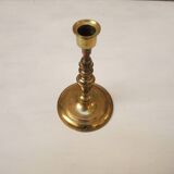 Antique Gilded Brass Candle Holder
