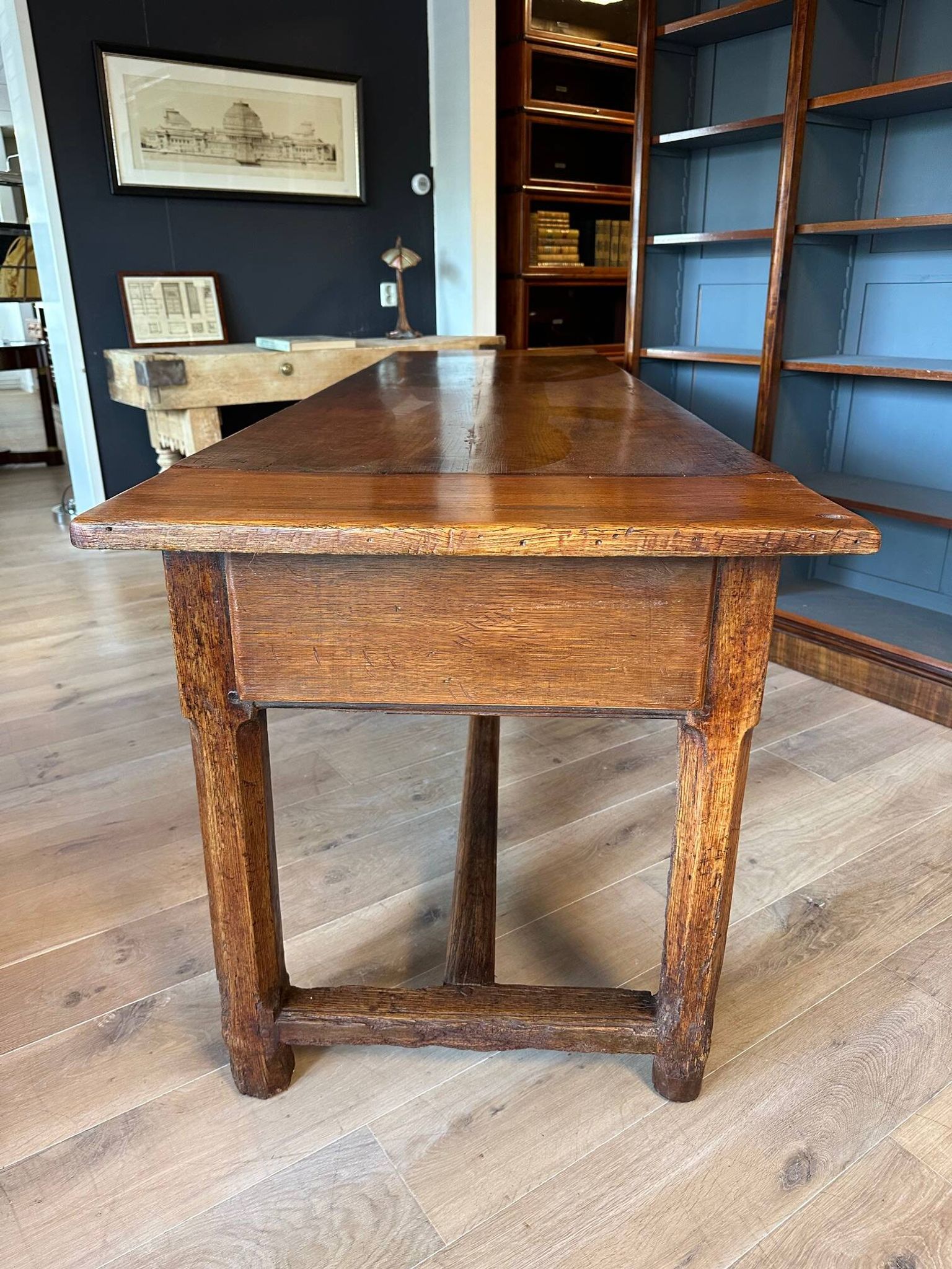 Grande table de ferme antique