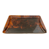 Tortoise tortoiseshell resin tray