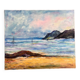 Sea landscape painting