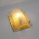 Set (2) of 1970s German brass and glass wall lights by WKR