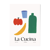 Wall poster minimalist kitchen banana pepper 50cm*70cm