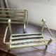 Wrought iron balcony planters