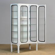 Armoire à pharmacie vintage en fer et verre, années 1970