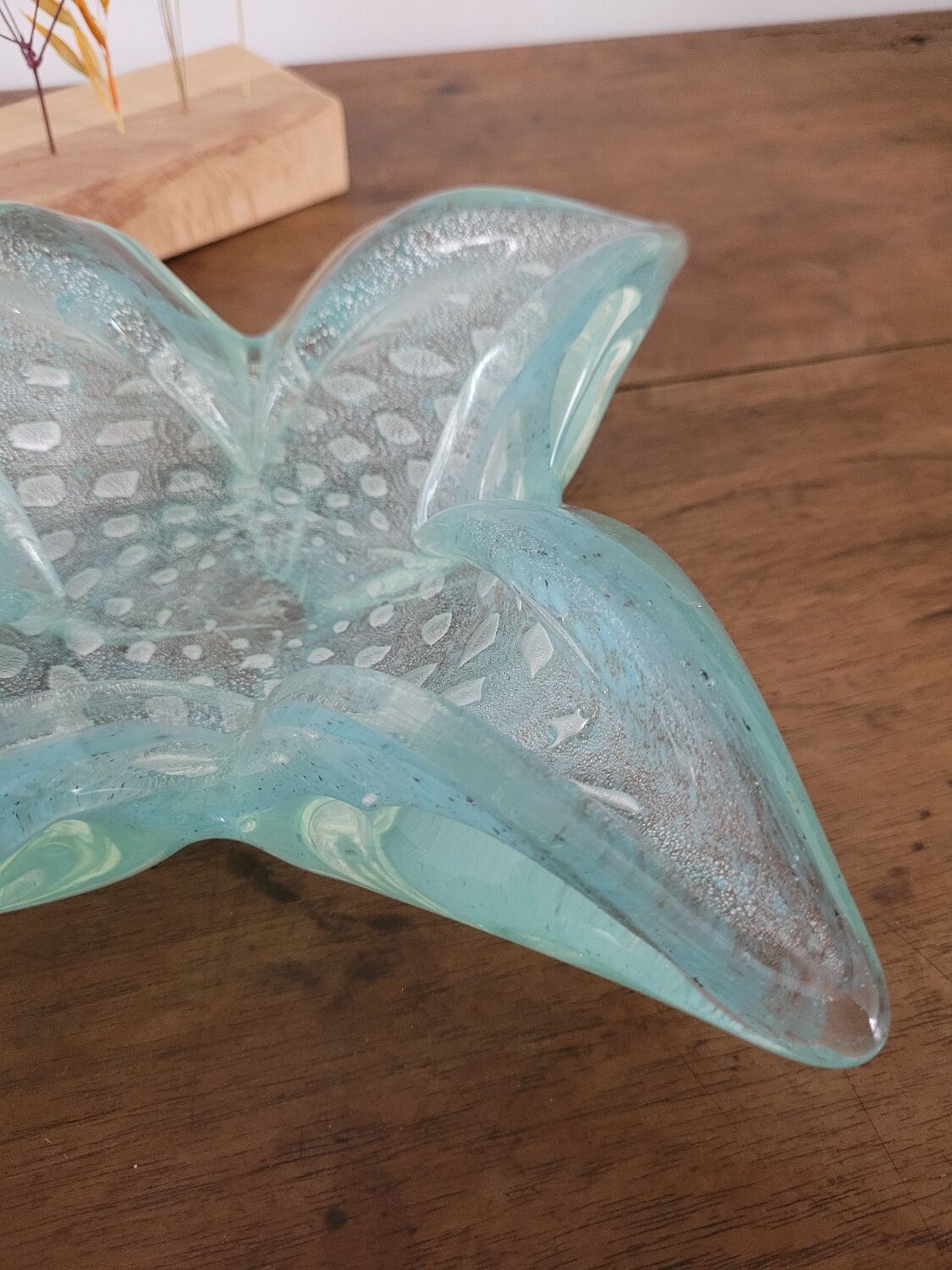 Murano glass pocket emptier