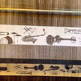 Cantù Italian Bar, wood and brass by Luigi Scremin