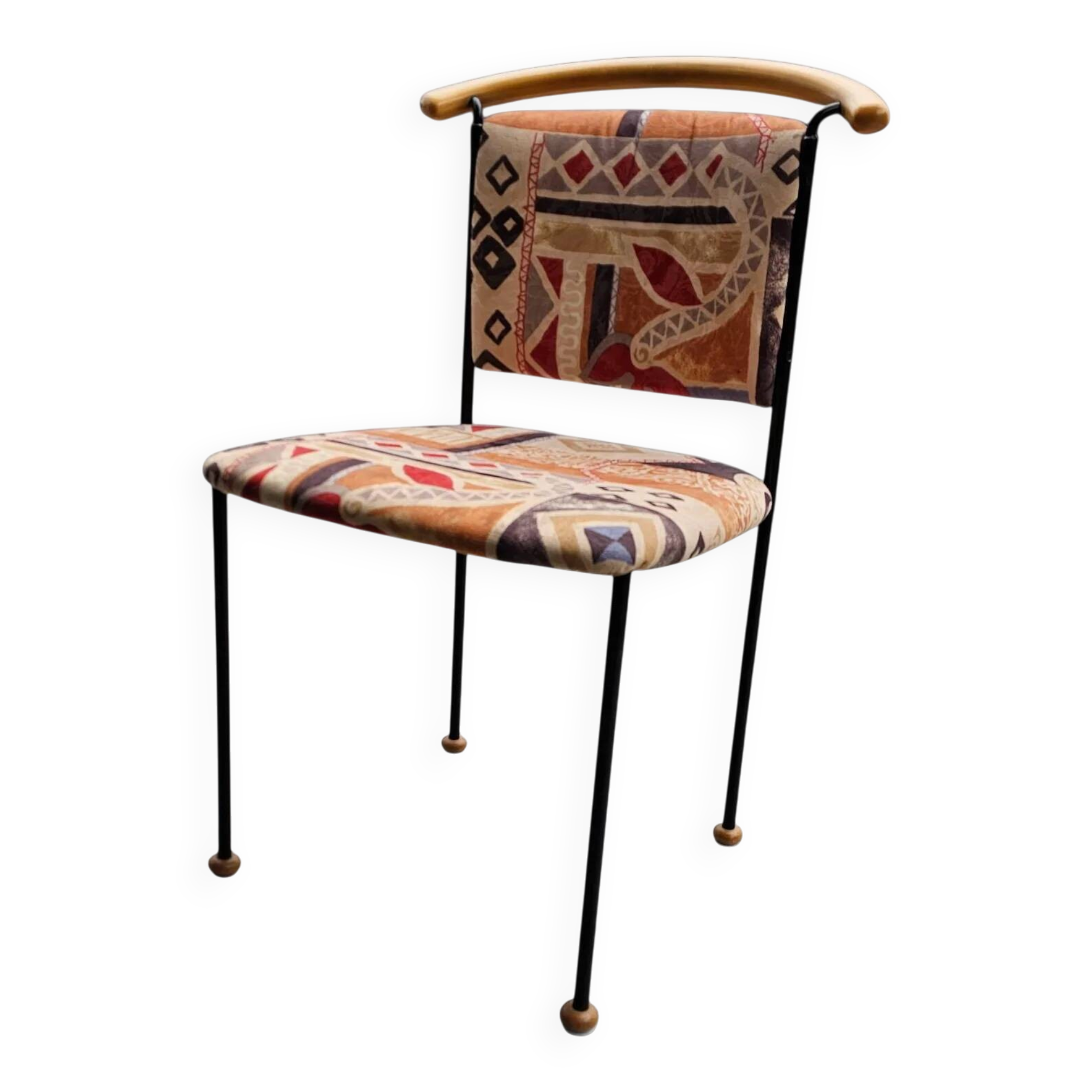 2 x Vintage Italian side / desk chair 1980s