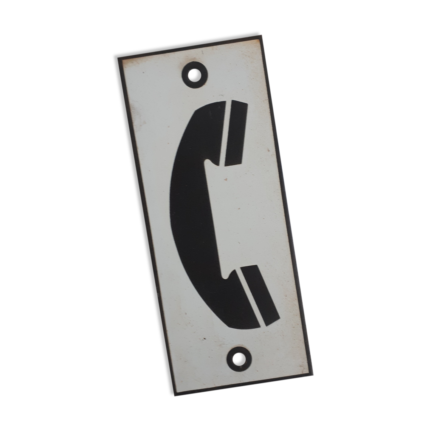Enamelled phone plate