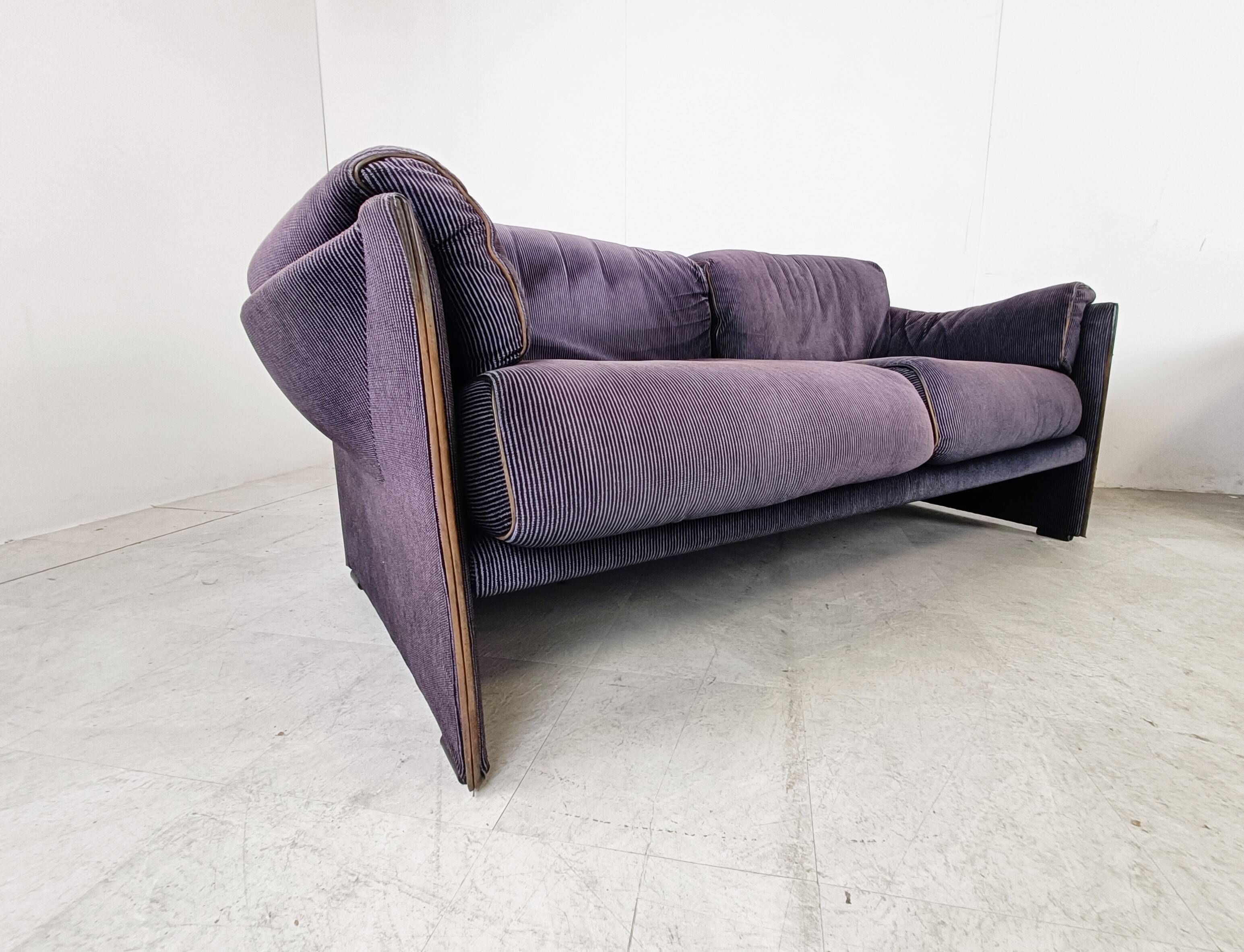 Pair of DUC sofas by Mario Bellini for Cassina, 1970s