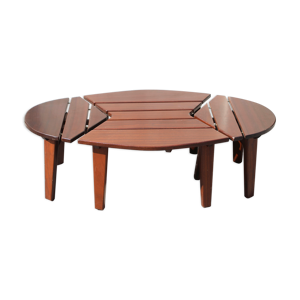 table basse design teck