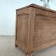 Large antique wedding chest in raw oak from the 19th century (shallow depth)