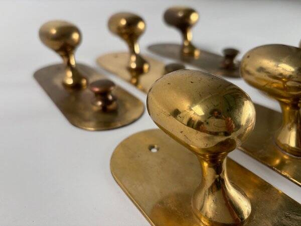 Super Brass Coat Hanger attributed to L. Caccia Dominioni for Azucena, 1962